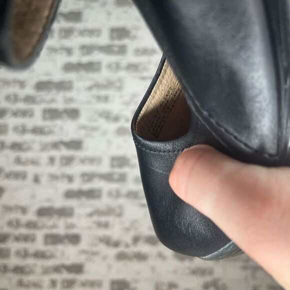 Sanita | women black leather clog Mary Jane’s 42 - Picture 2 of 8